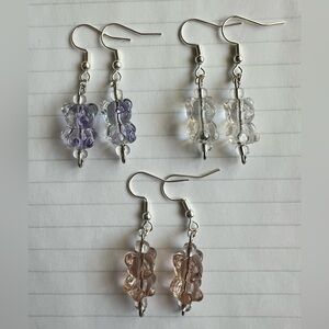 Handmade Gummy Bear Earrings